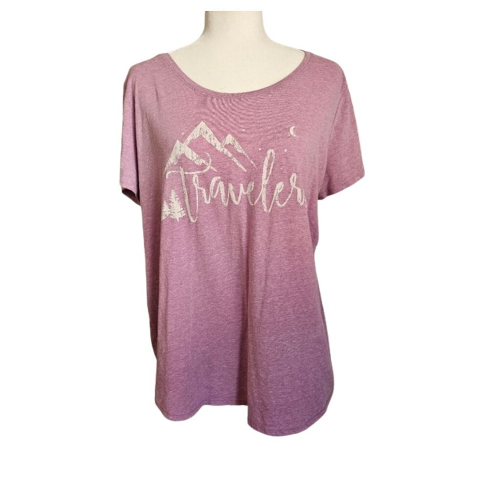 Light Purple Traveler Graphic Tee